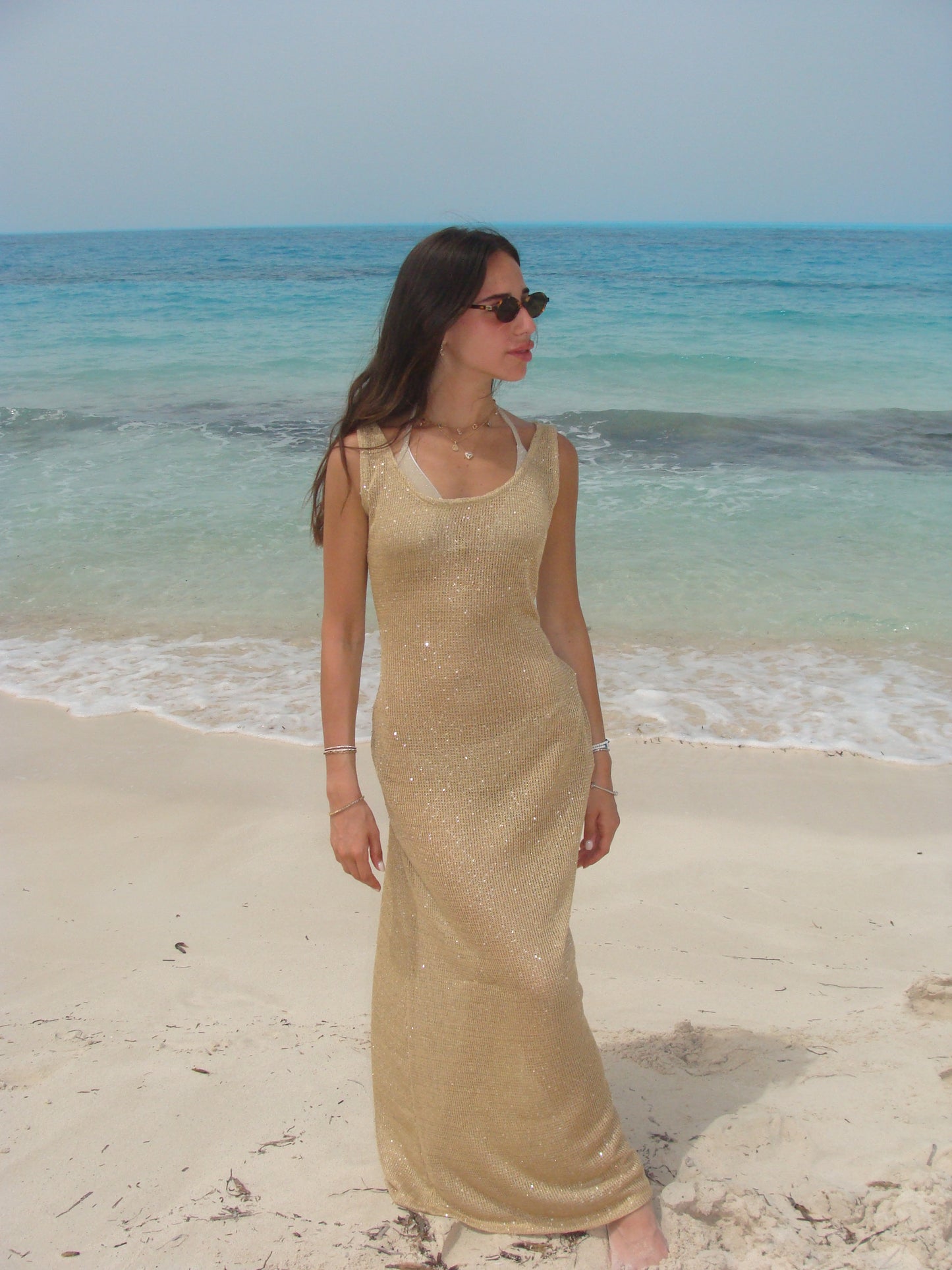 Honey Shimmery Coverup