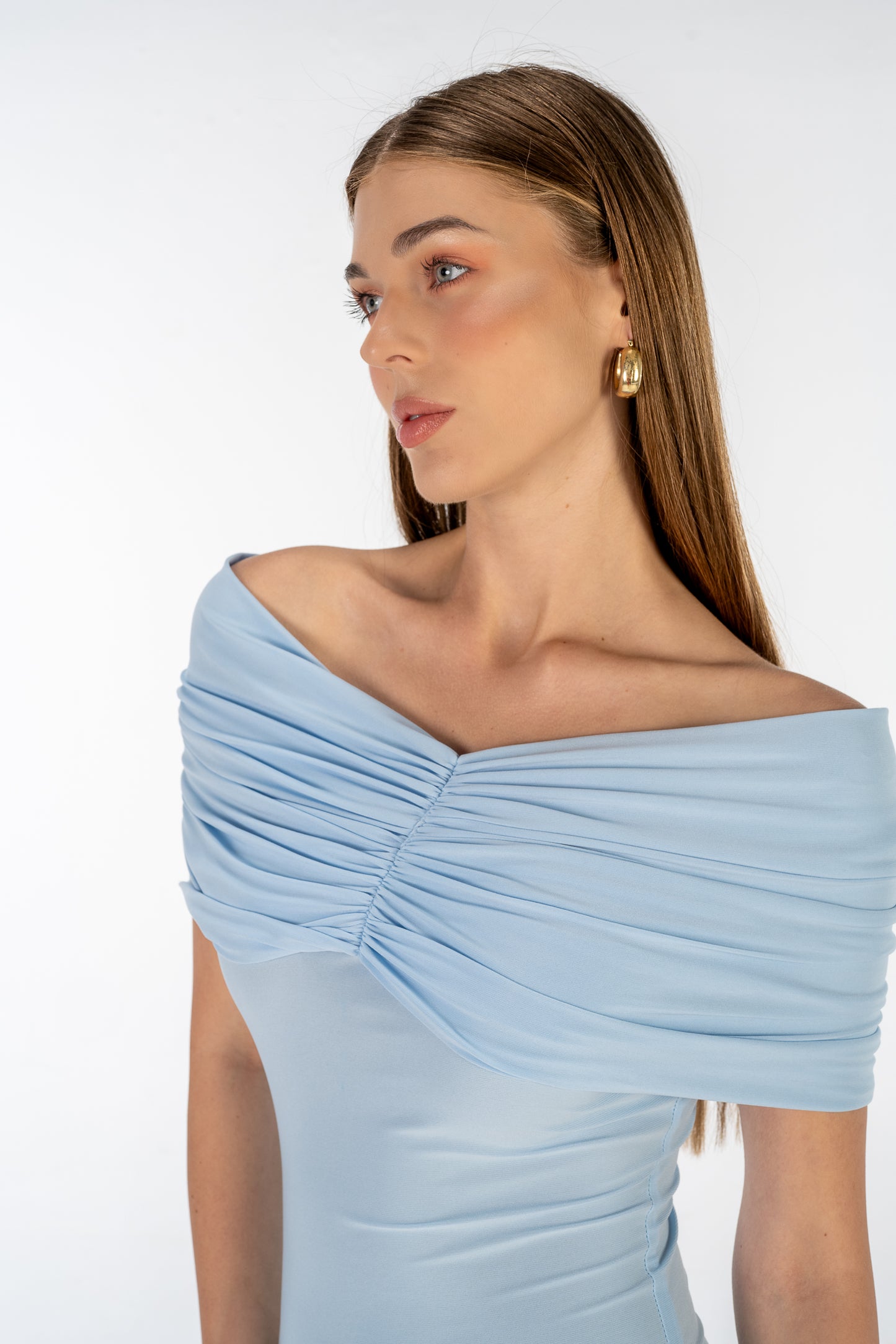 Classic Baby Blue Dress