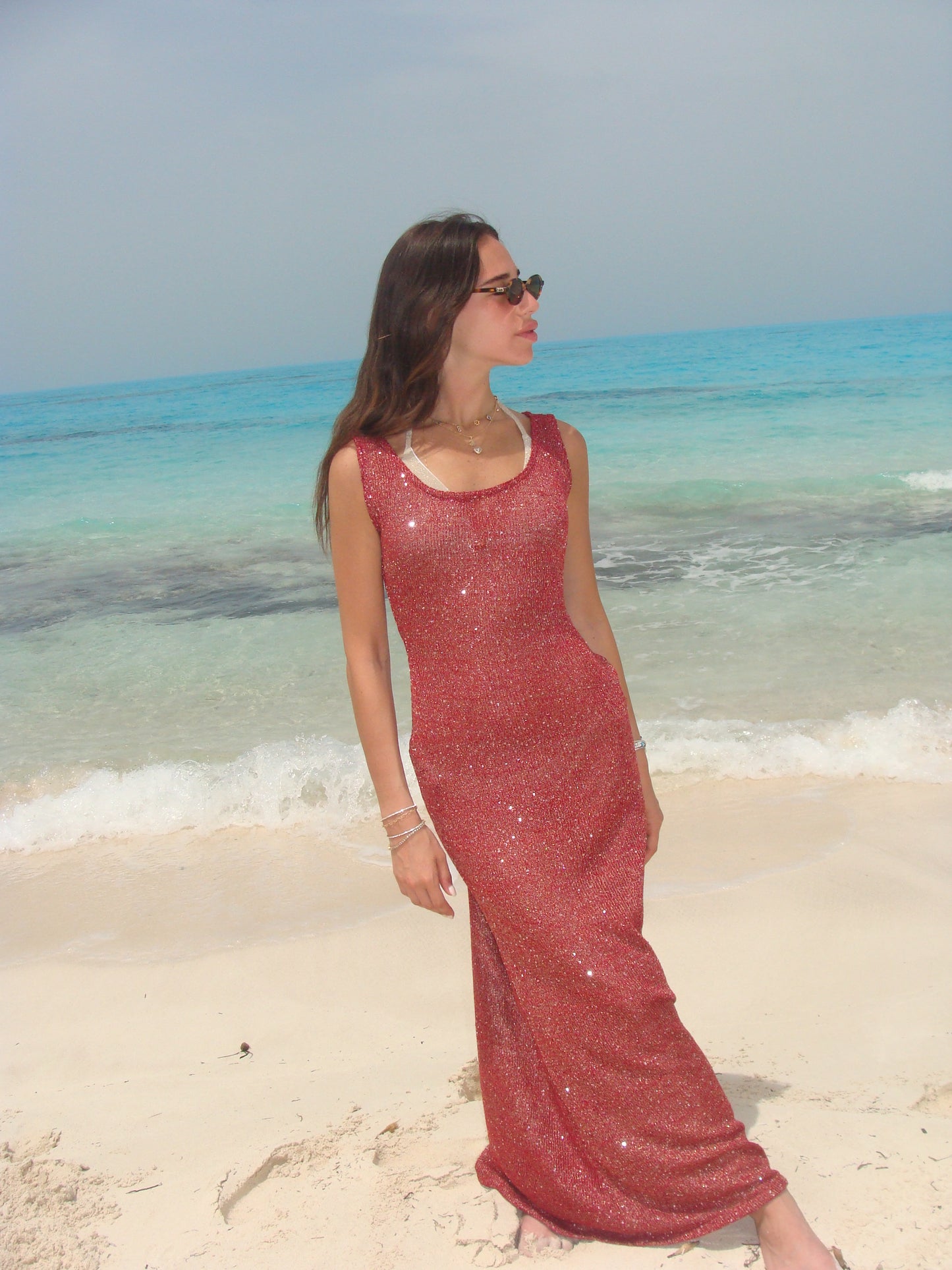 Cherry Shimmery Coverup