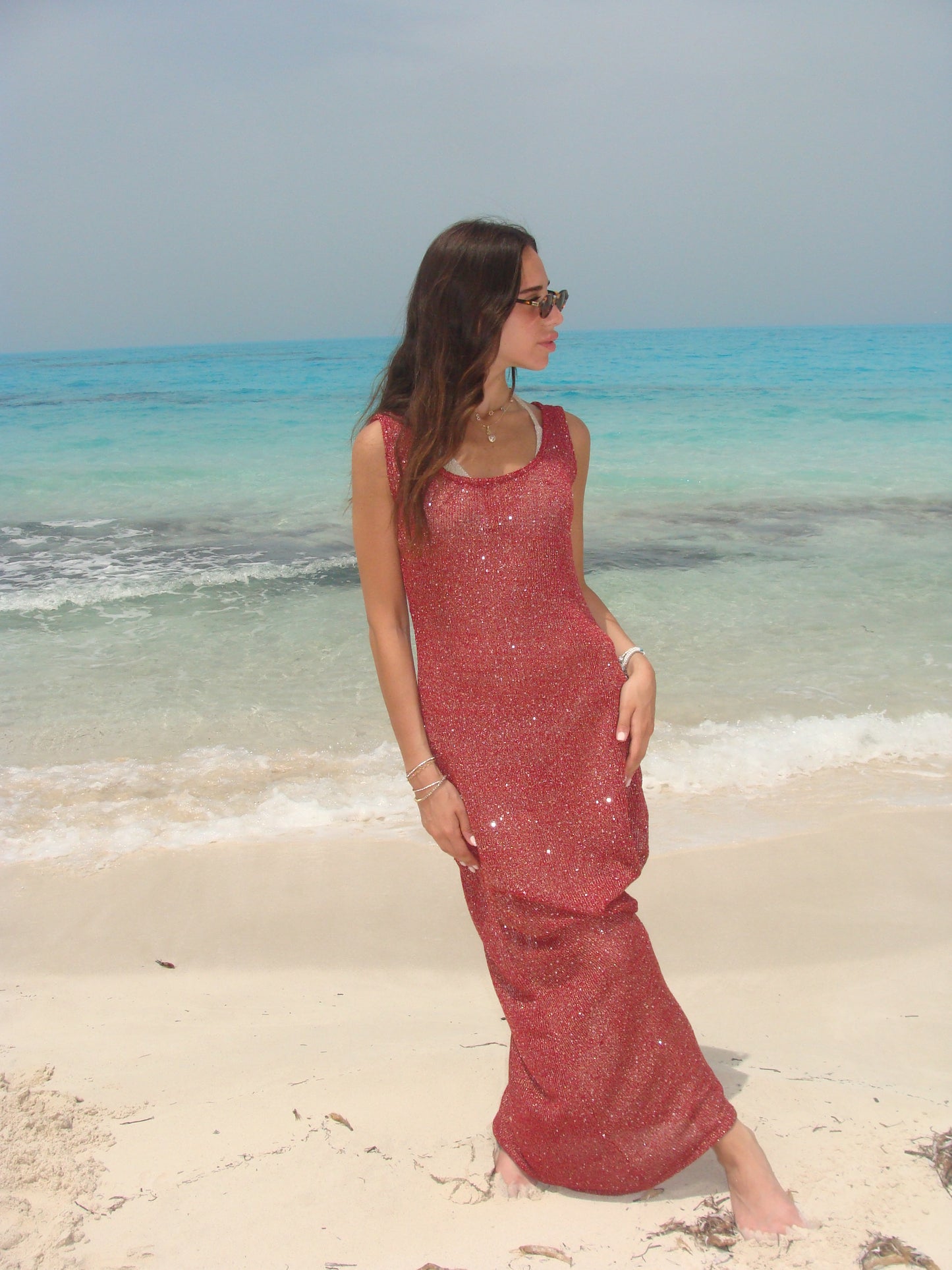 Cherry Shimmery Coverup