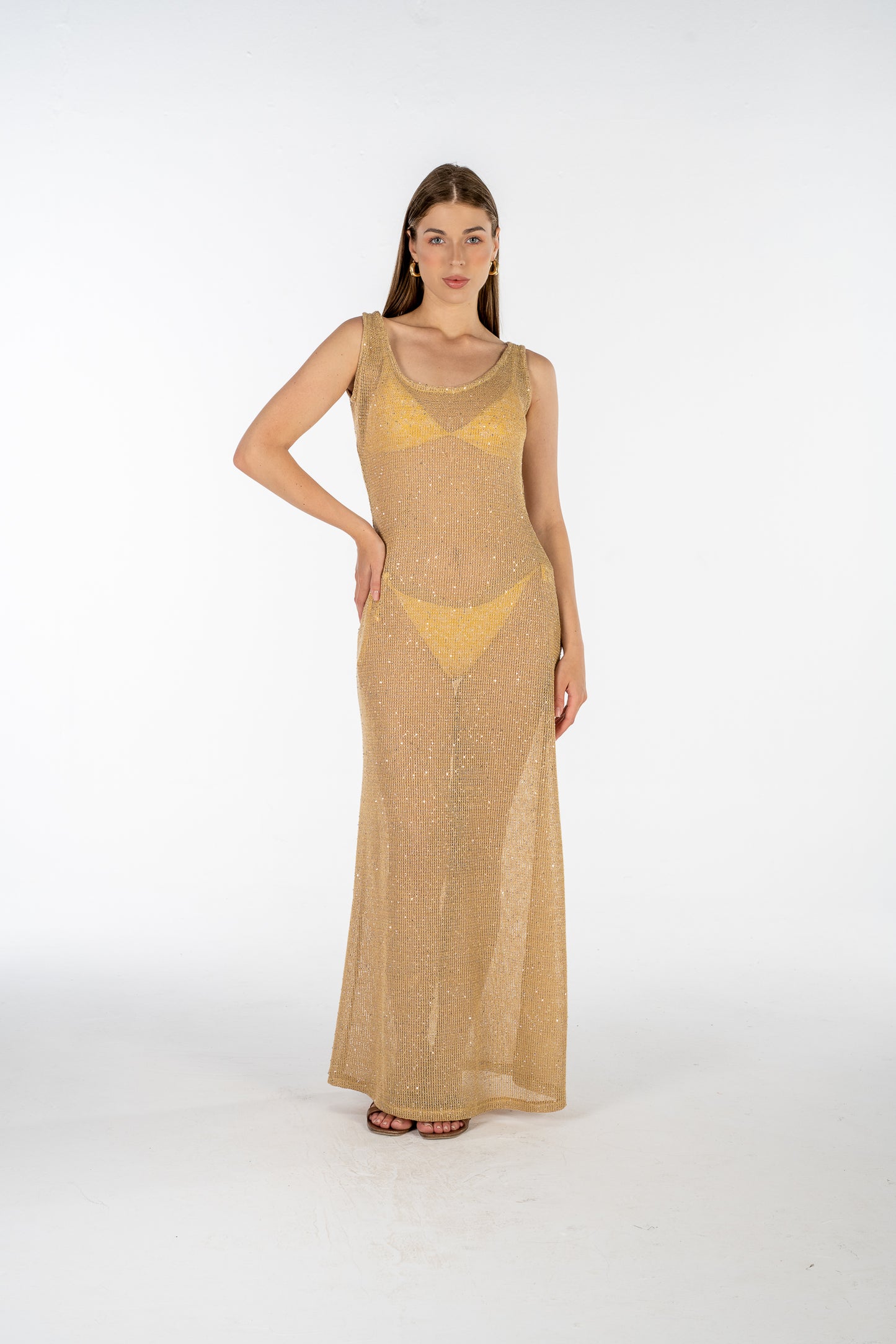 Honey Shimmery Coverup