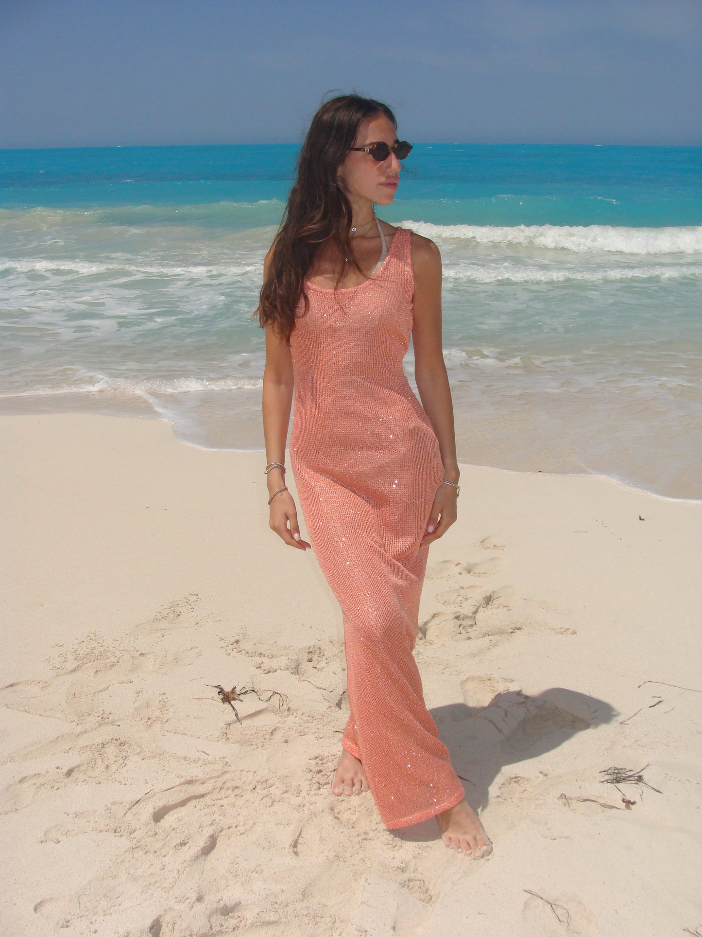 Peachy Shimmery Coverup