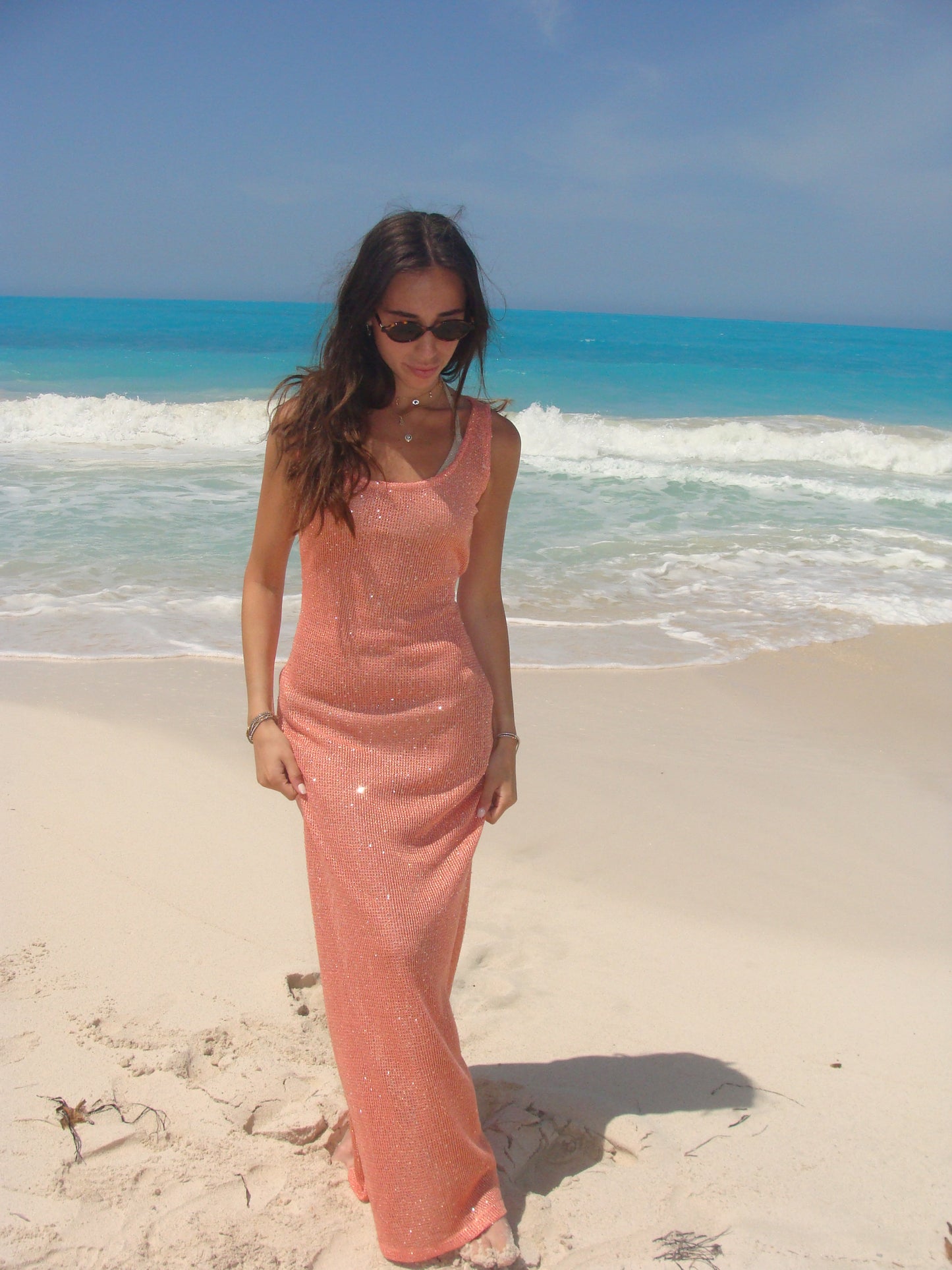 Peachy Shimmery Coverup