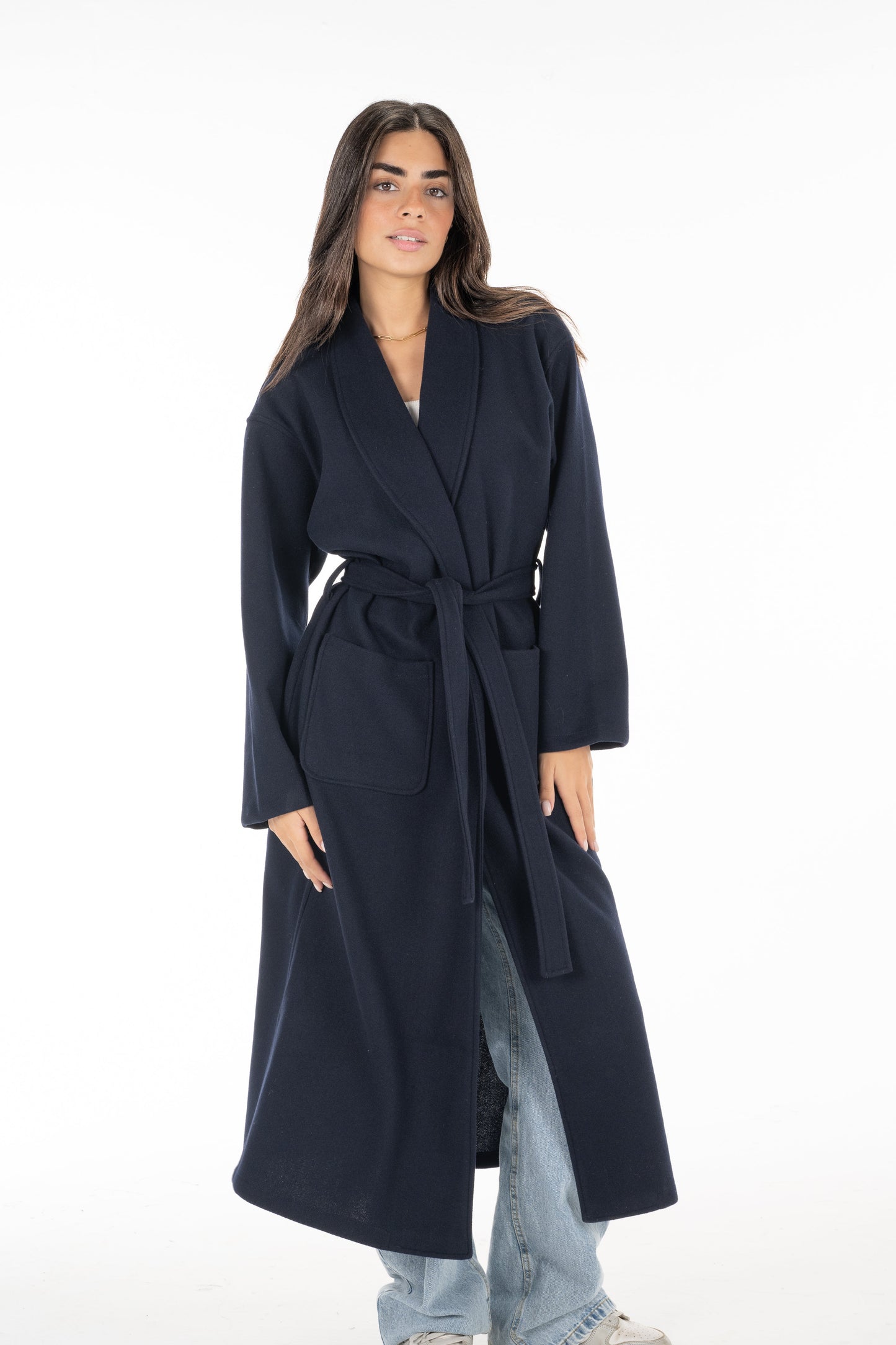 Navy Blue London Coat
