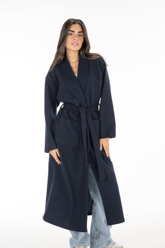 Navy Blue London Coat