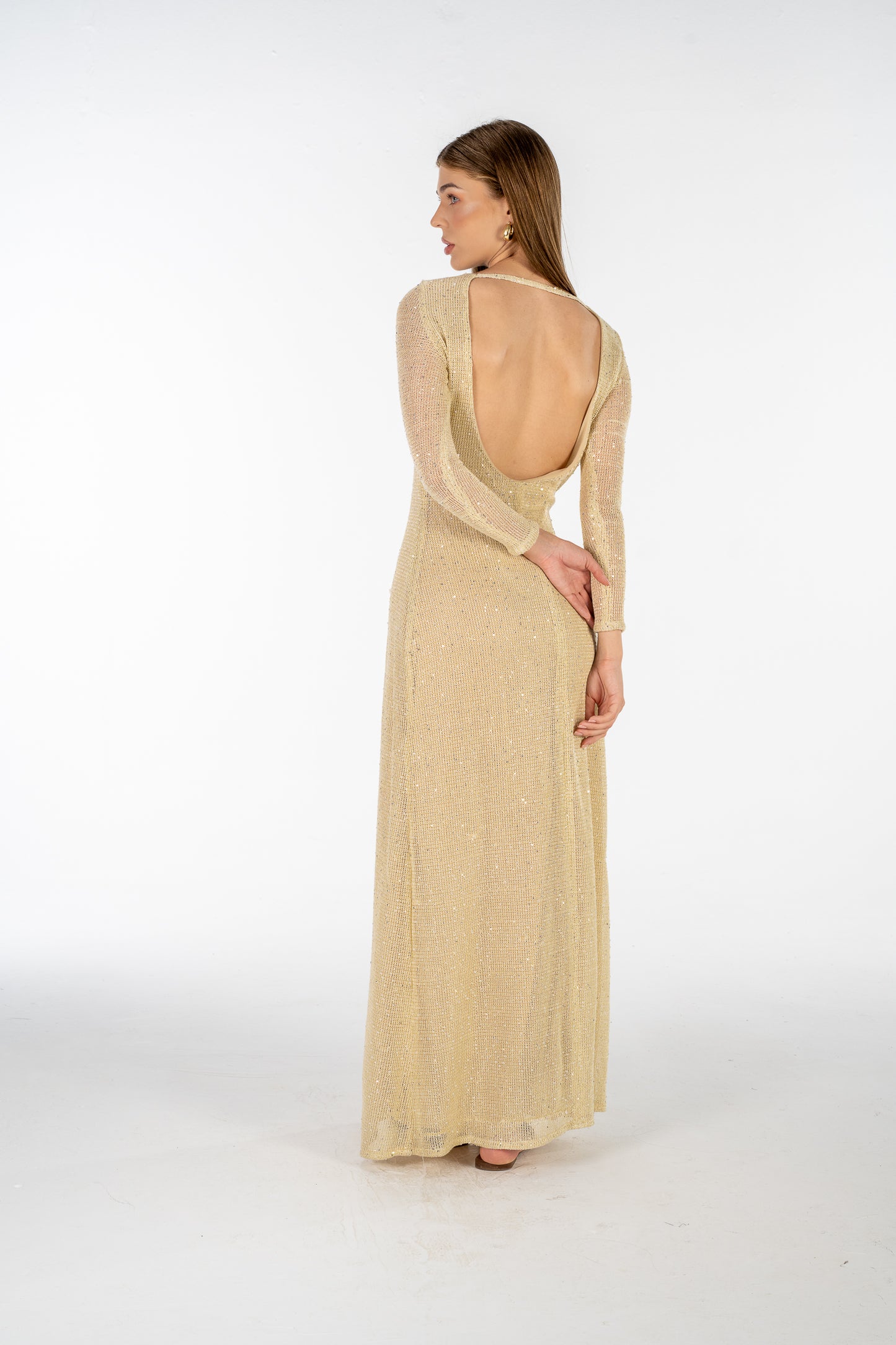 Golden Hour Backless Dress