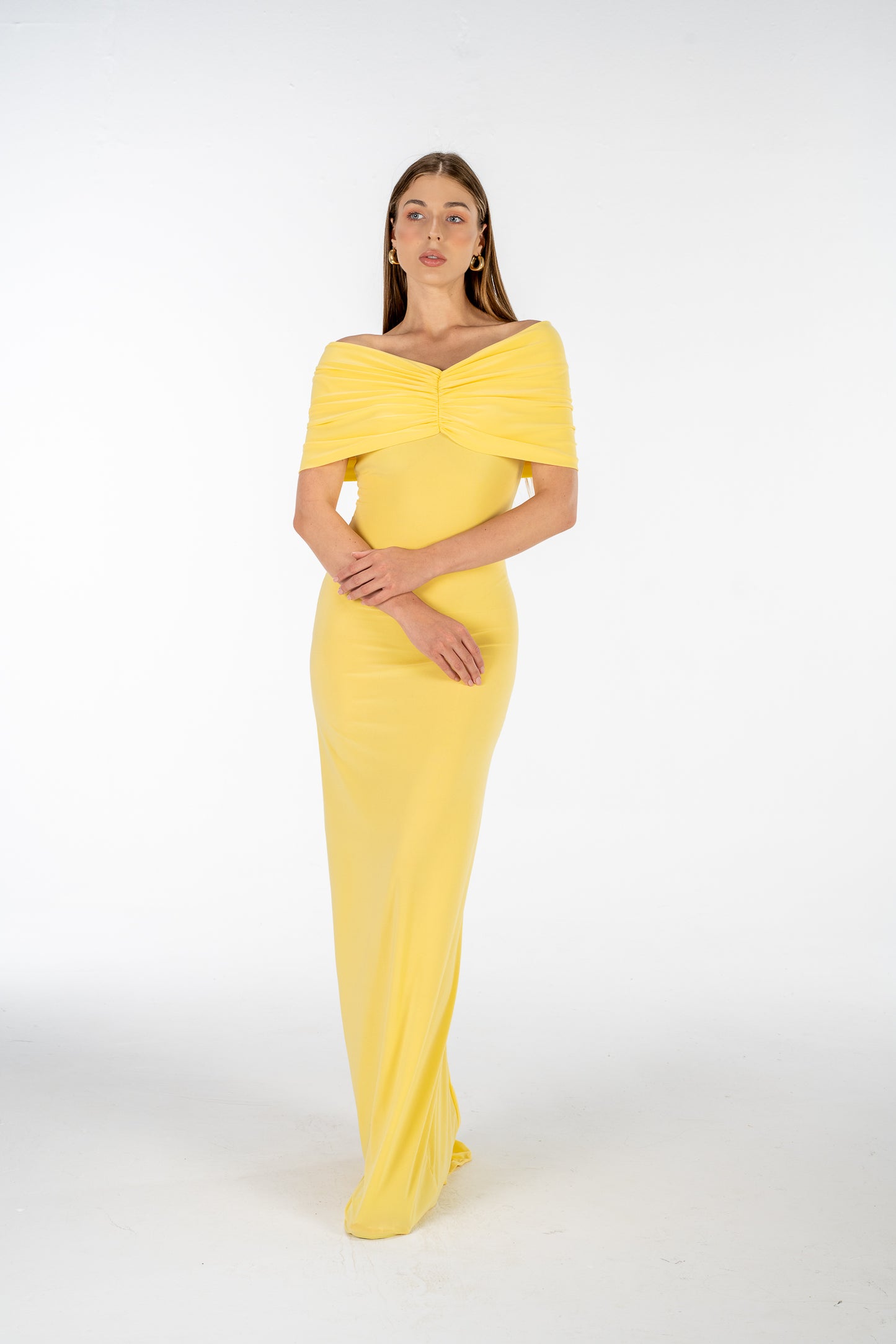 Yellow Classic Dress