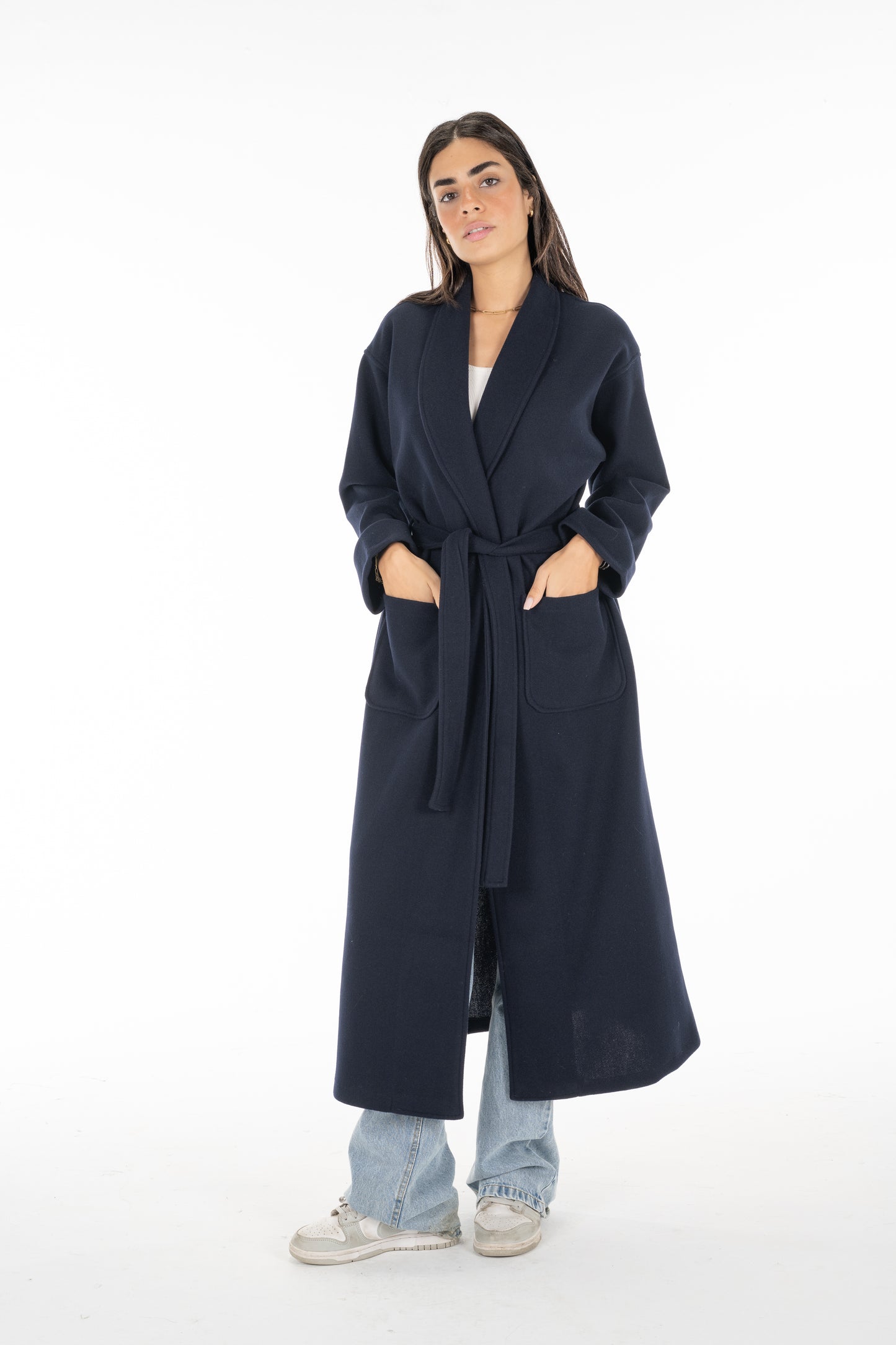 Navy Blue London Coat