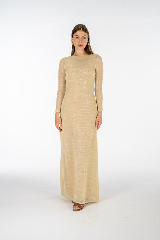 Golden Hour Backless Dress