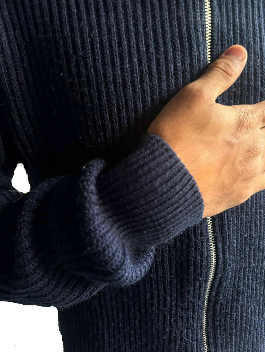 Unisex Urban Navy Zip Up
